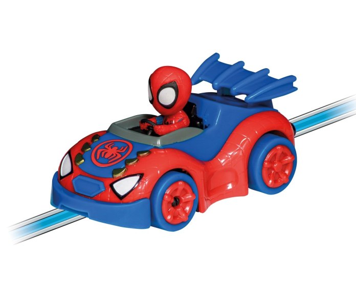 Elektryczny tor wyścigowy dla dzieci Carrera Spidey - dł. 2,4m